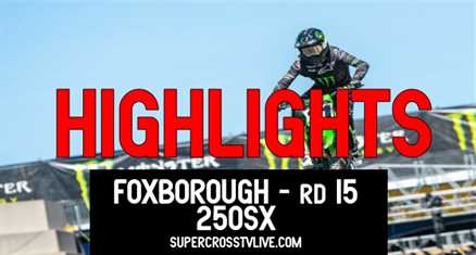 Foxborough AMA Supercross 250 Highlights 2022
