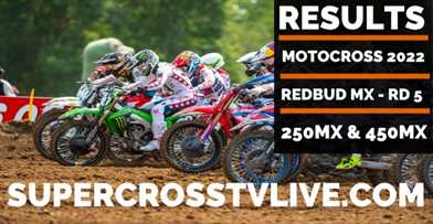 RedBud National Motocross Results 2022