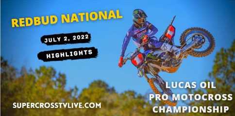 RedBud National Motocross Video Highlights 2022