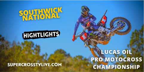 Southwick National Motocross Video Highlights 2022