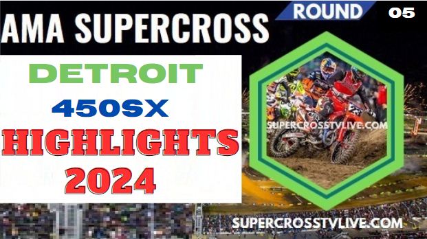 Supercross Detroit 450SX Highlights 2024