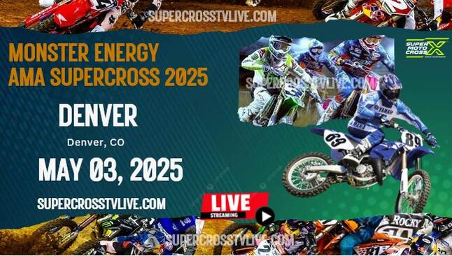 2025 Denver Supercross Round #16 Live Stream | Full Replay slider