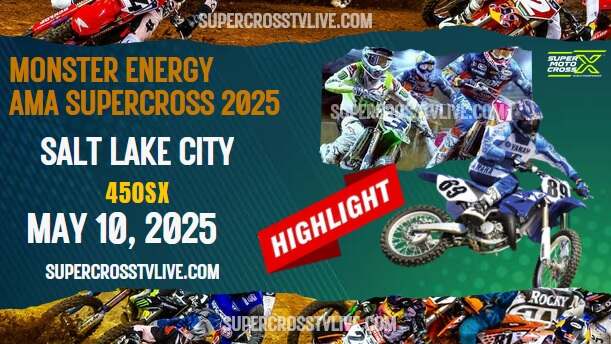 Supercross Salt Lake City 450SX Highlights 2025