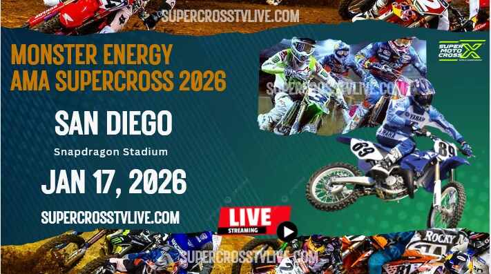 2026 San Diego Supercross Round #2 Live Stream | Full Replay