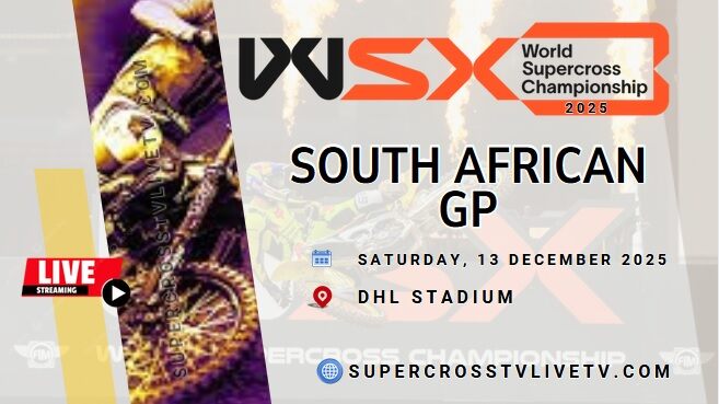 How to watch South Africa GP WSX Championship Live Stream
