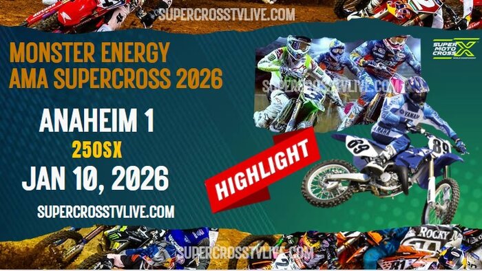 AMA Supercross Anaheim 1 250SX Highlights 2026