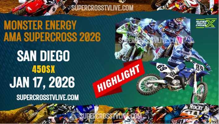 AMA Supercross San Diego 450SX Highlights 2026