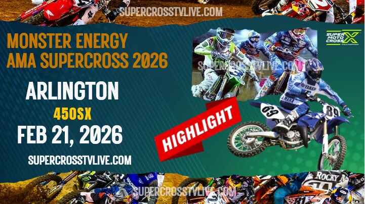 AMA Supercross Arlington 450SX Highlights 2026
