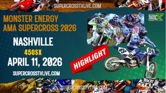 AMA Supercross Nashville 450SX Highlights 2026