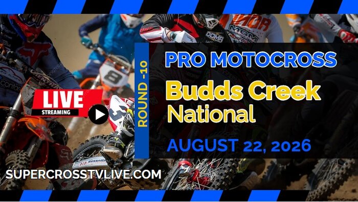 Budds Creek National Pro Motocross Live Stream 2026 - Full Replay