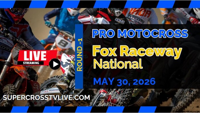 Fox Raceway 1 National Motocross Live Stream Full Replay